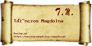 Tánczos Magdolna névjegykártya
